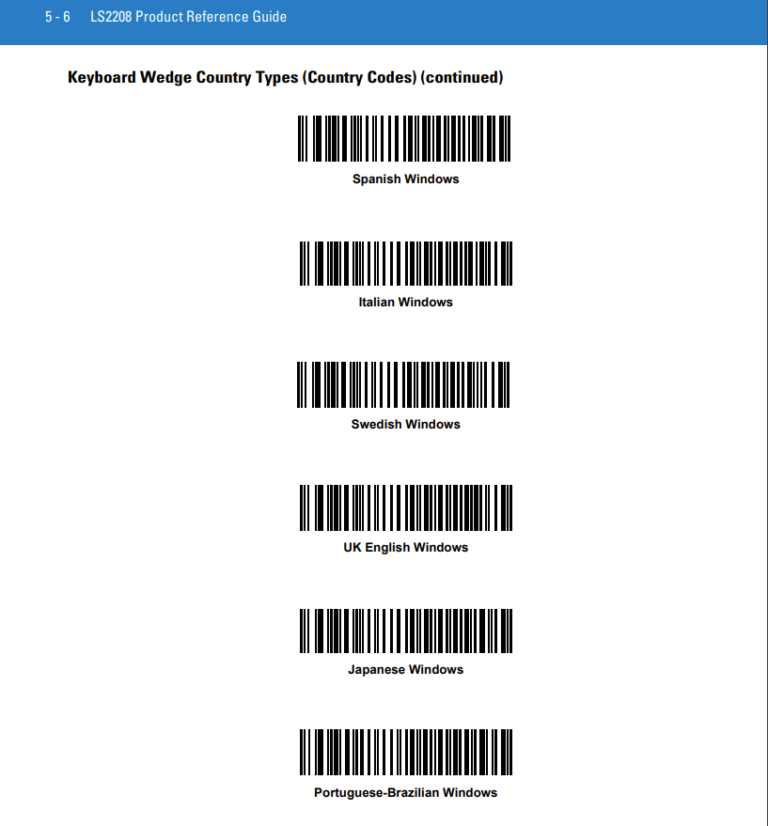 How can I configure my barcode scanner with a AZERTY keyboard