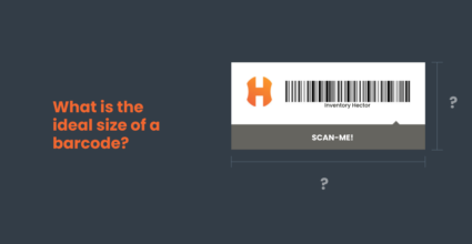 What is the ideal size of a barcode?