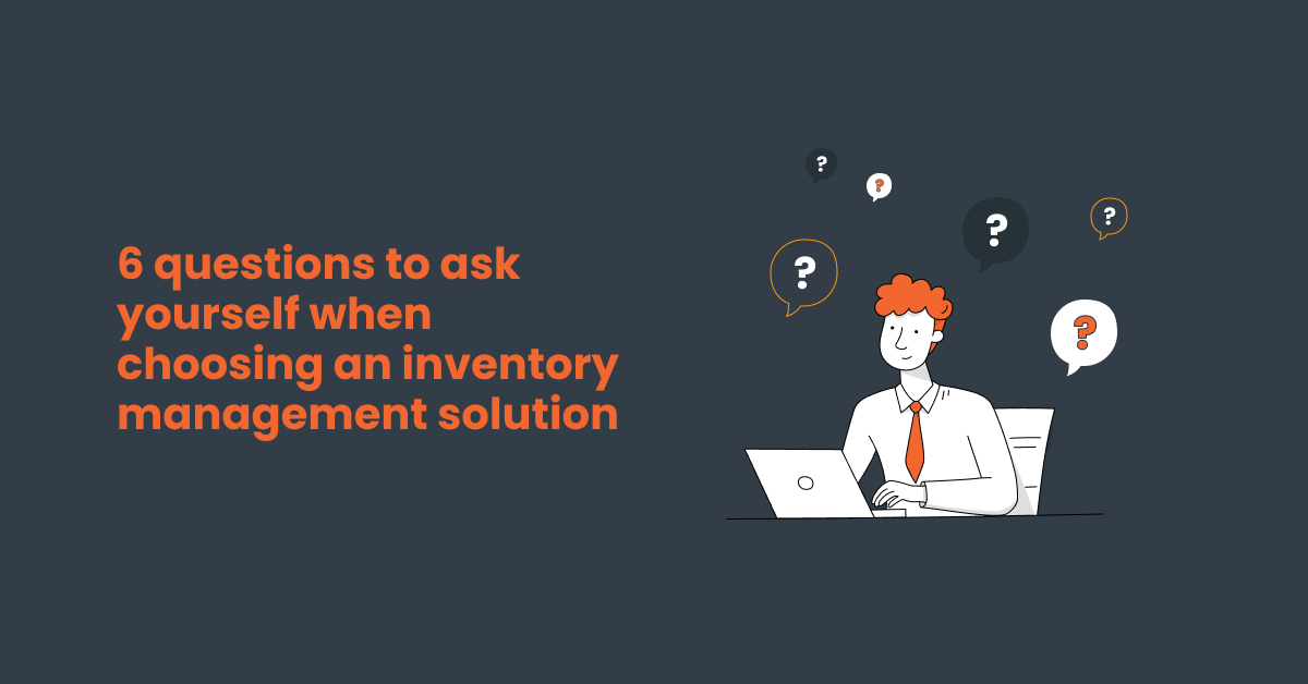 Important question for an inventory solution