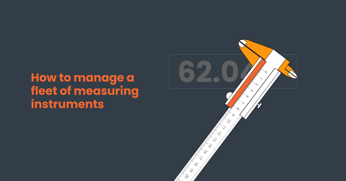 Manage fleet measuring instruments
