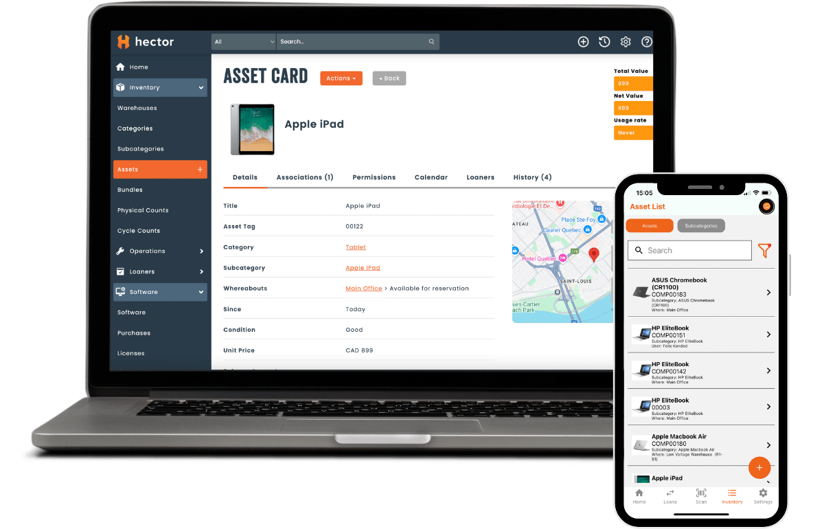 asset card IT management