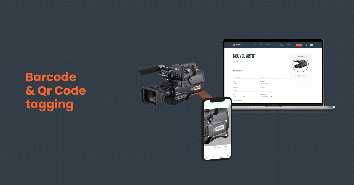 barcode and qr code tagging scanner