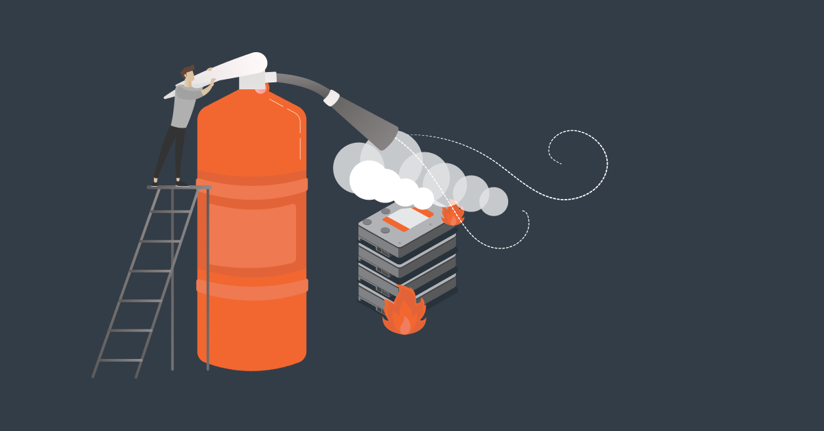 business continuity planning to stop fire when crisis