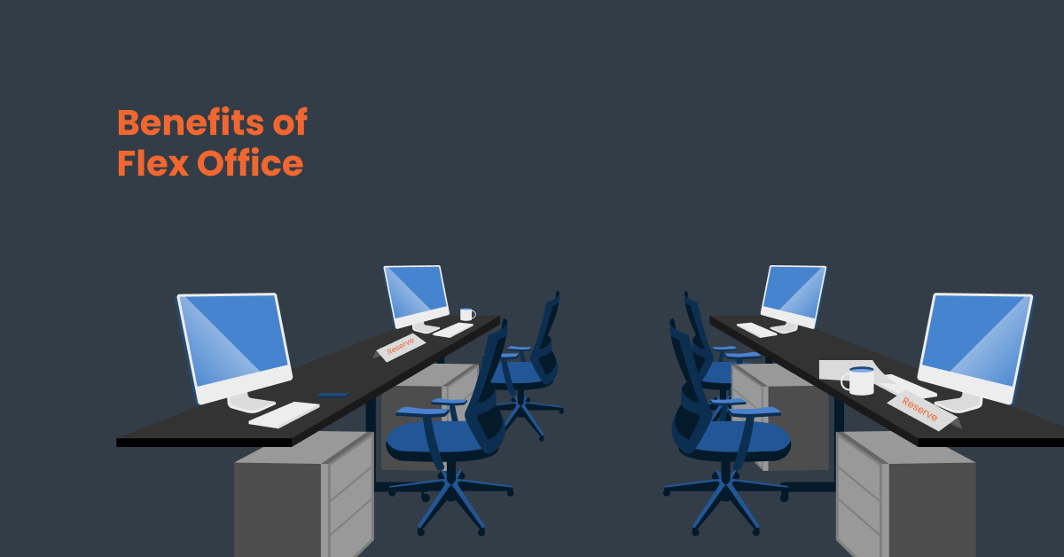 Computers installed on common open-air workspaces