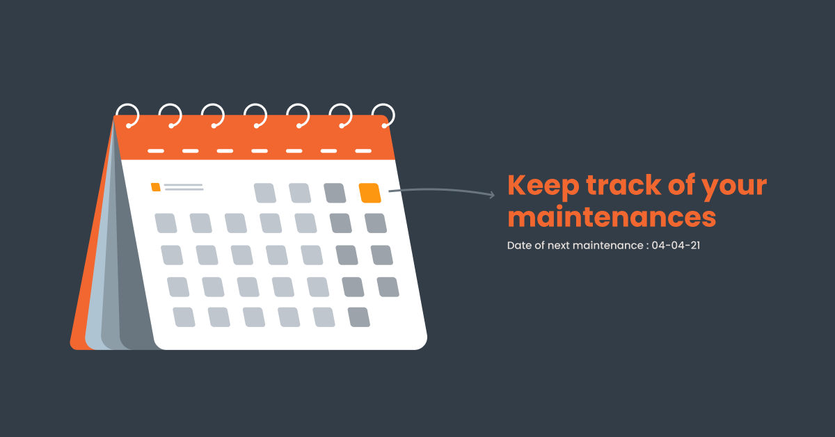 maintenance periods calendar