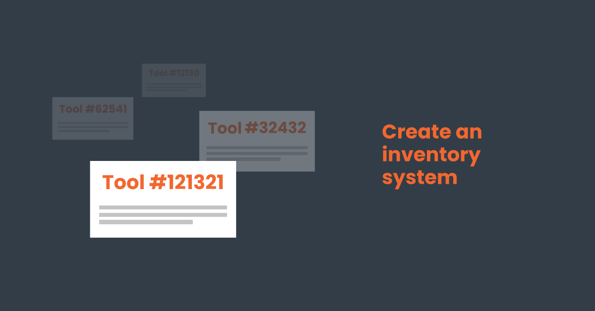 create an inventory system