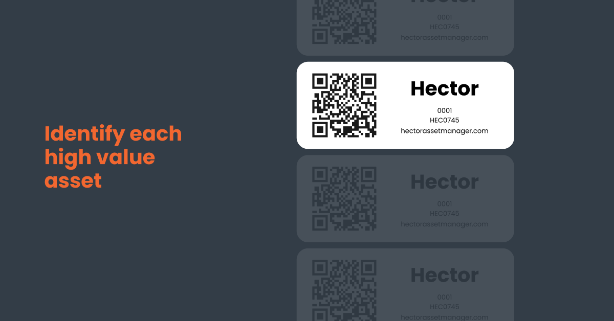 tag to identify high value assets