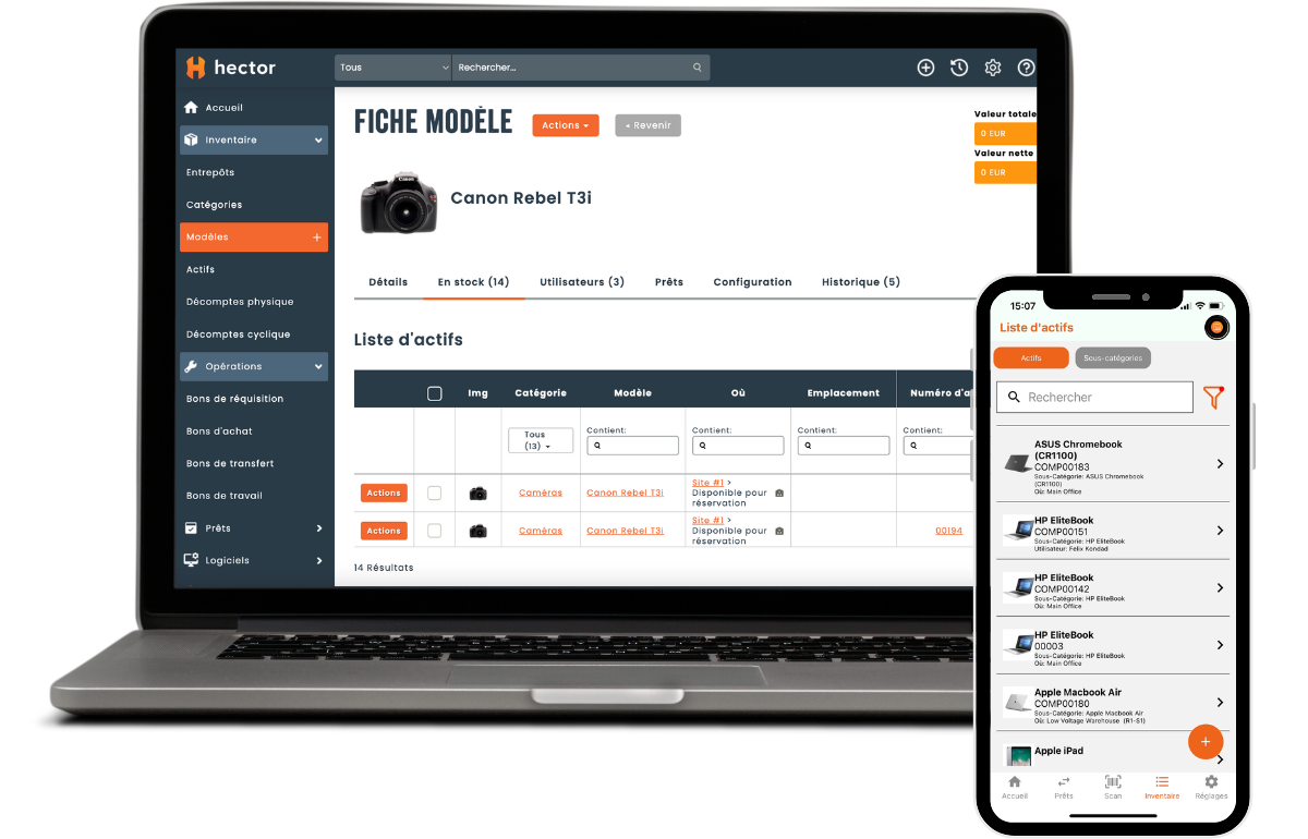 Logiciel de gestion d’inventaire de matériel scolaire