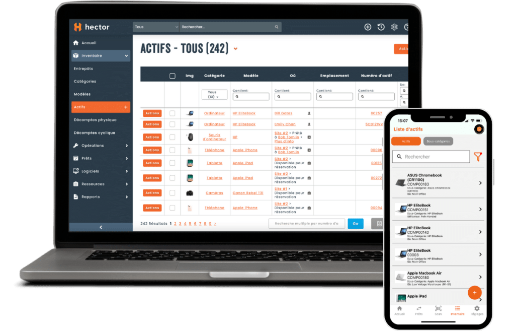 Logiciel de gestion de matériel