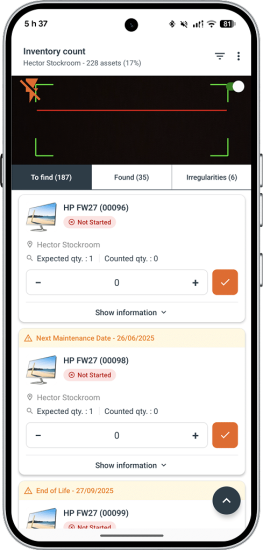 Décompte mobile 1 - EN