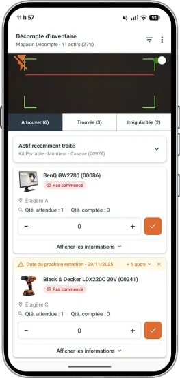 Décompte mobile 1 - FR